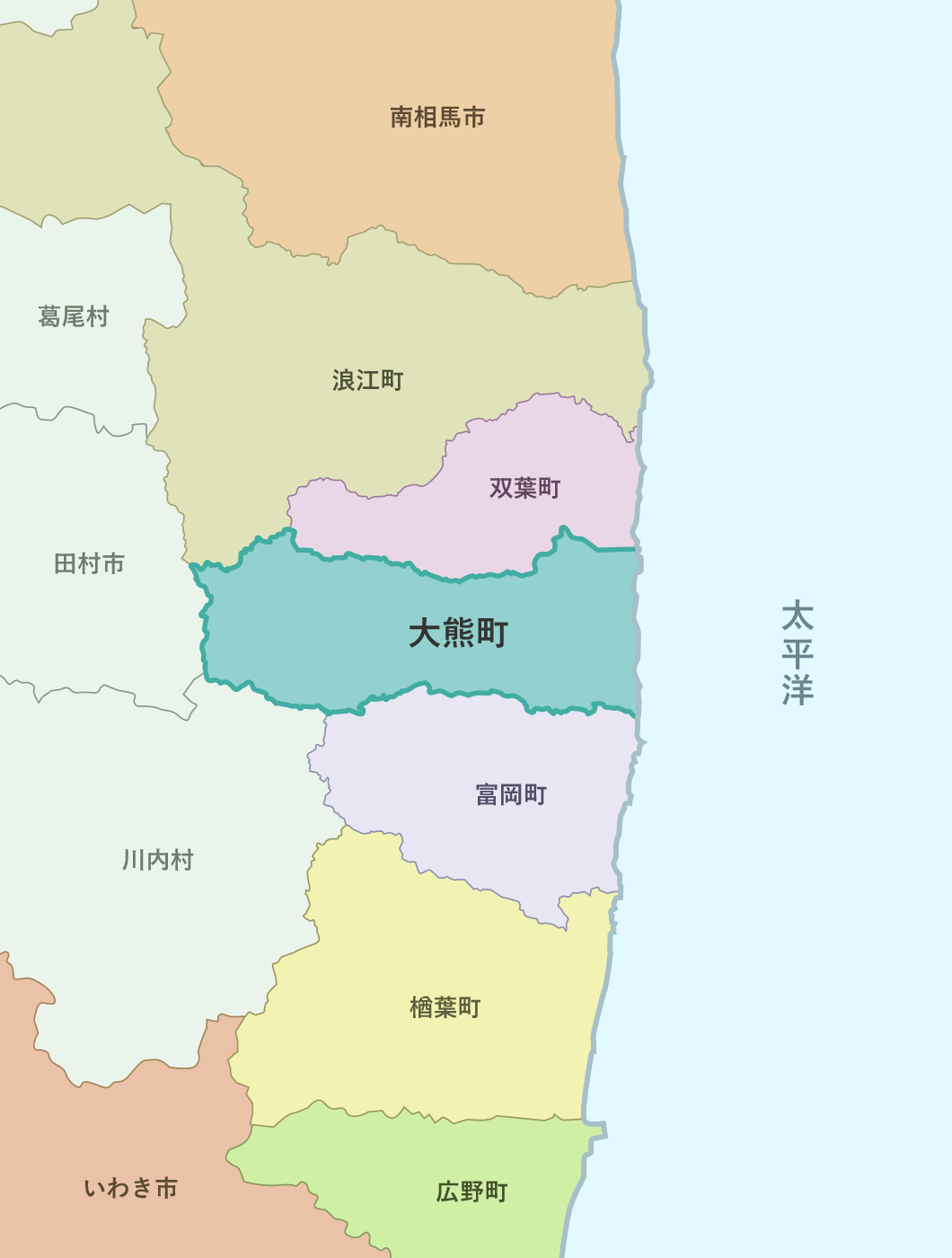 大熊町地図