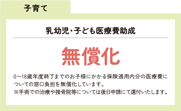 乳幼児・子ども医療費助成