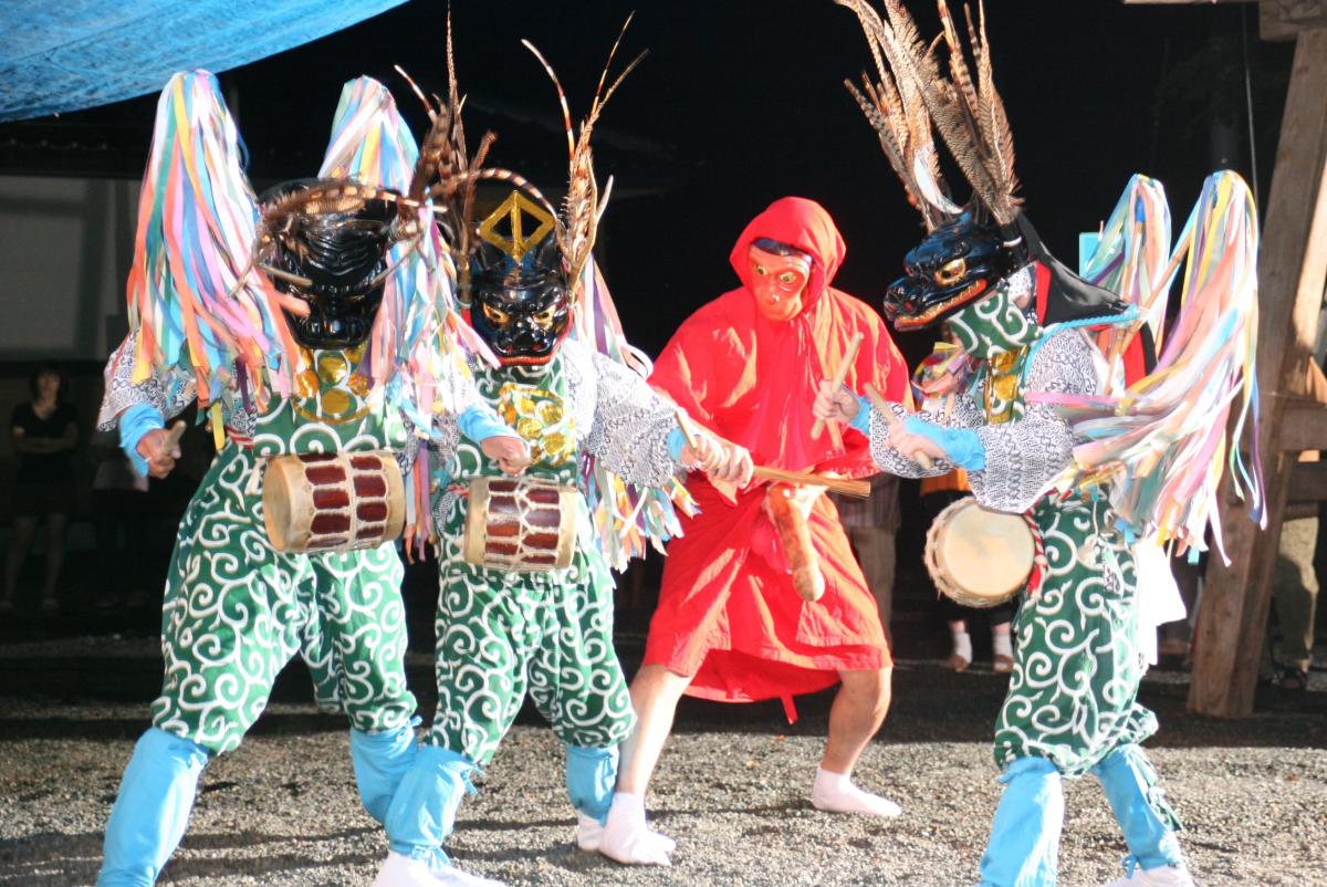 熊川稚児鹿舞奉納（2010年8月26日撮影） 写真 5