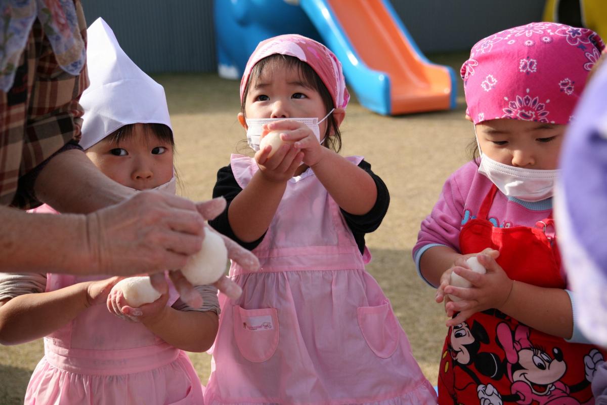 大熊町保育所 もちつき会（2010年12月2日） 写真 4