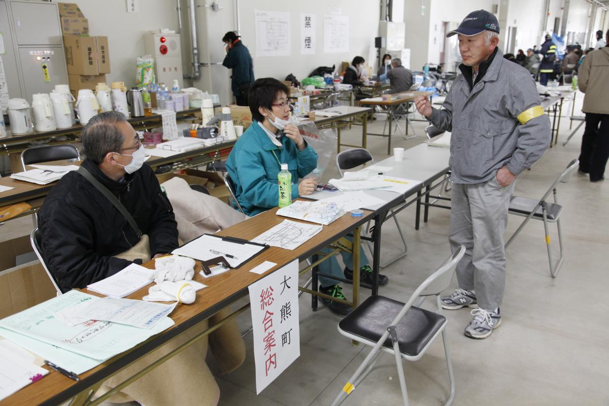 田村市内の避難所（2011年3月18日） 写真 6