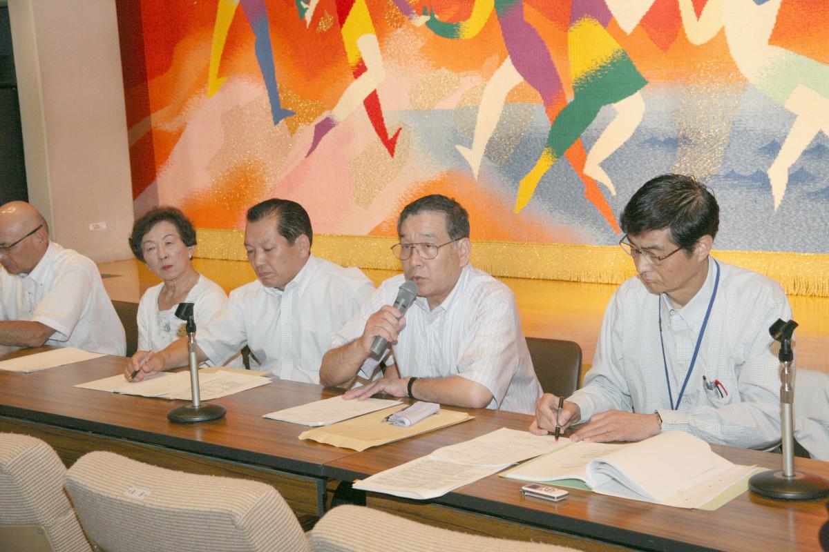 新潟県での町政懇談会（2011年7月29日） 写真 3