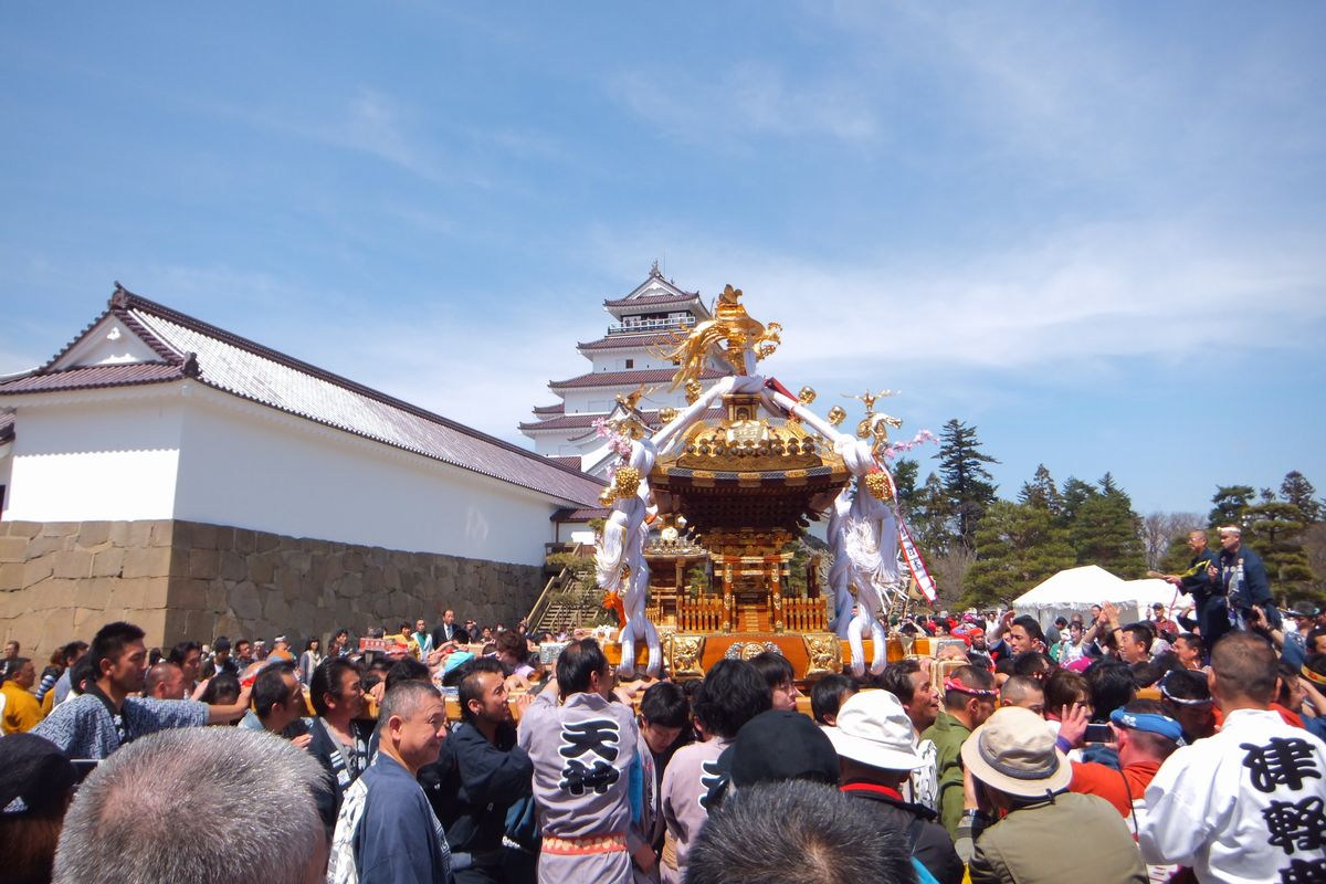 鶴ヶ城さくら祭りに招待されました（2012年4月15日） 写真 2