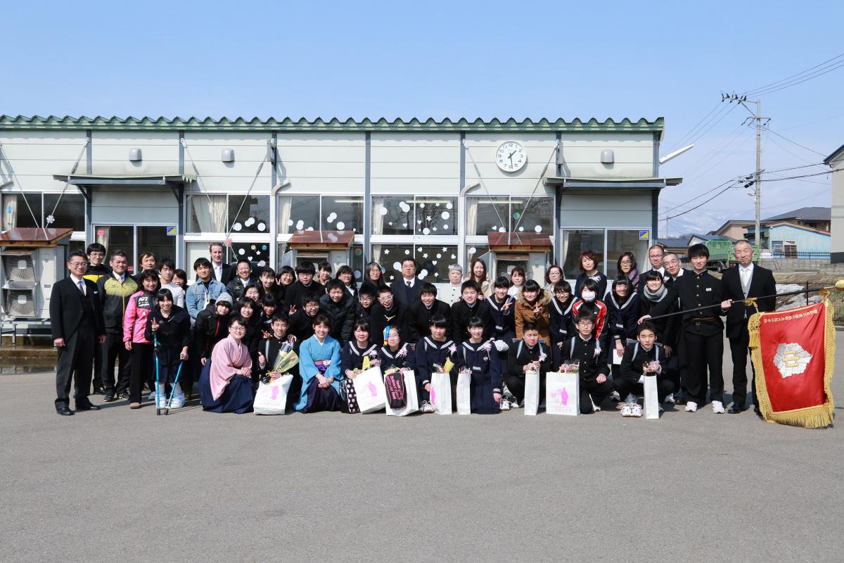 平成28年度大熊中学校卒業証書授与式（2017年3月13日撮影） 写真 12