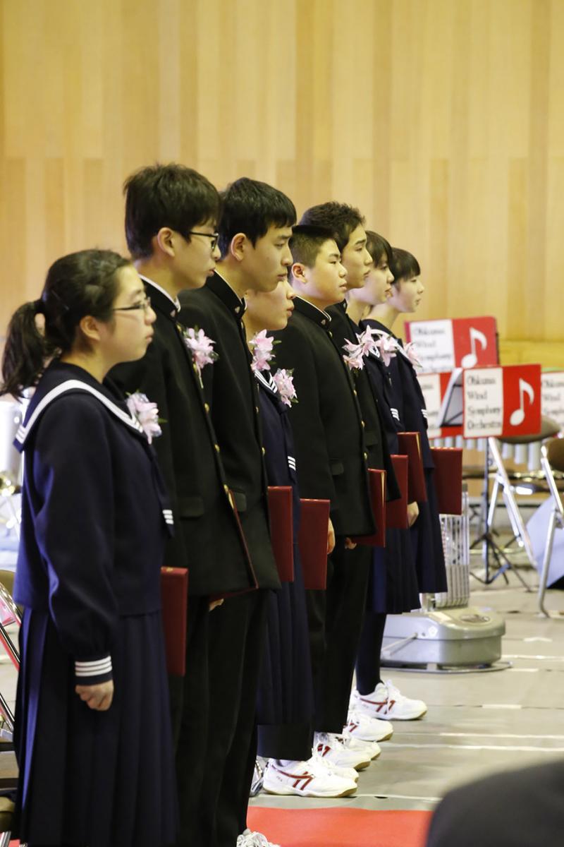 平成28年度大熊中学校卒業証書授与式（2017年3月13日撮影） 写真 8