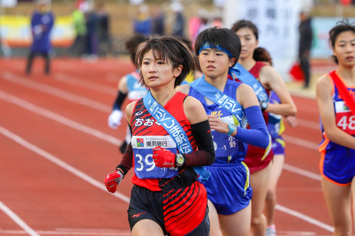 1区を走る初出場の佐藤選手