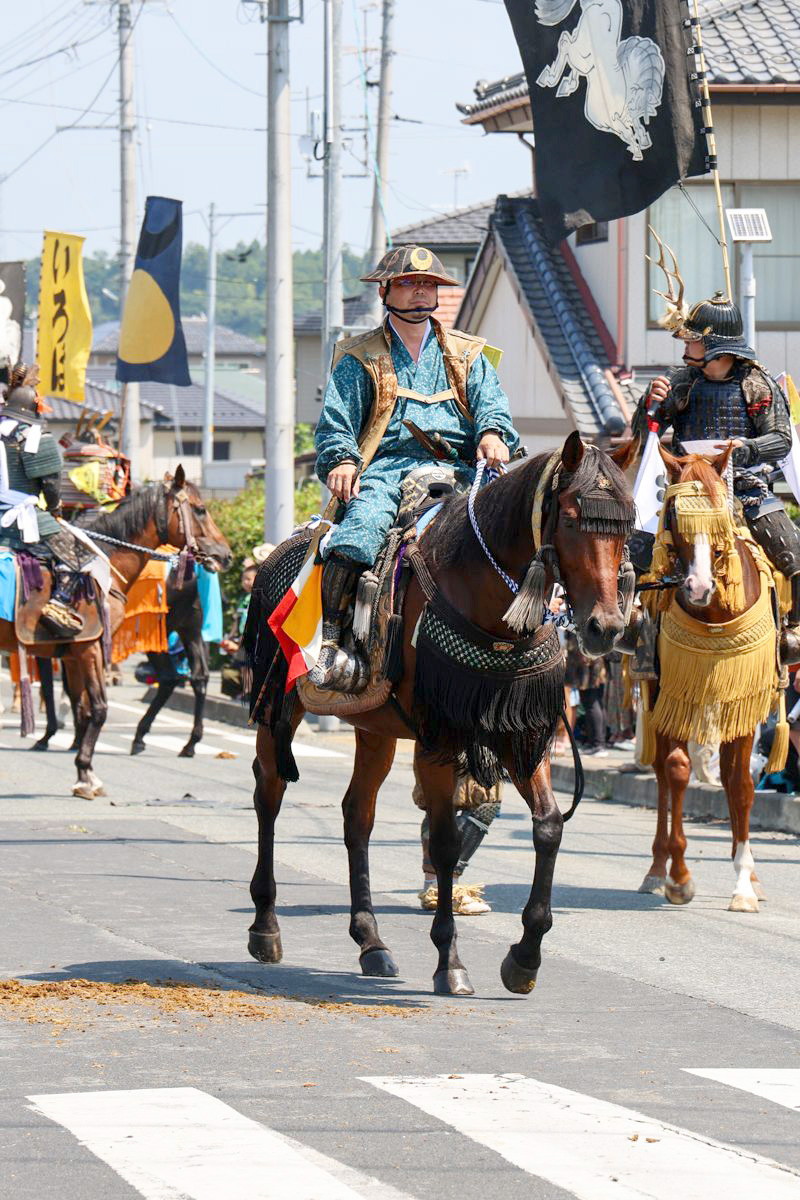 勘定奉行を務めた大熊町騎馬会の鈴木さん