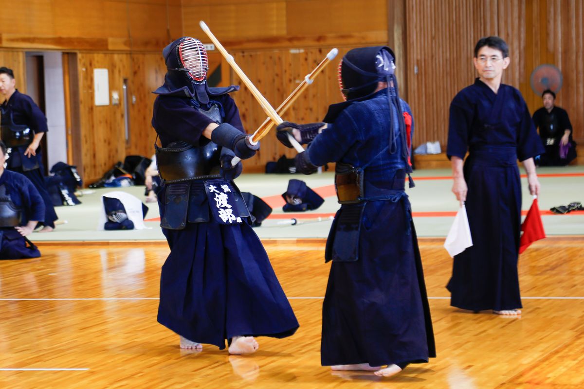 楢葉町代表と対戦した渡部選手。相手に1本先取されるも2本目を勝ち取りますが、惜しくも敗退となりました。