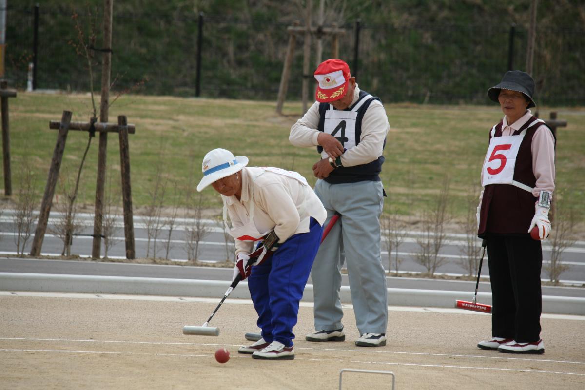 オープンしたばかりのふれあいパークおおくまで予選リーグから熱戦が繰り広げられた