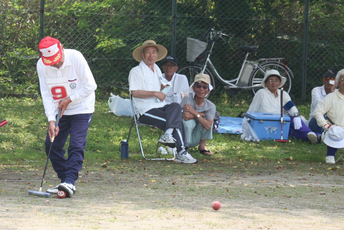 ゲートボールでは夫沢地区が優勝しました