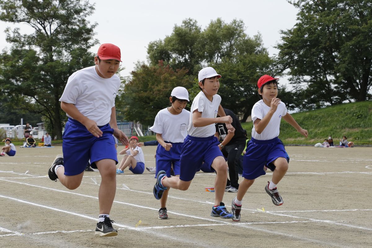 高学年男子の徒競争