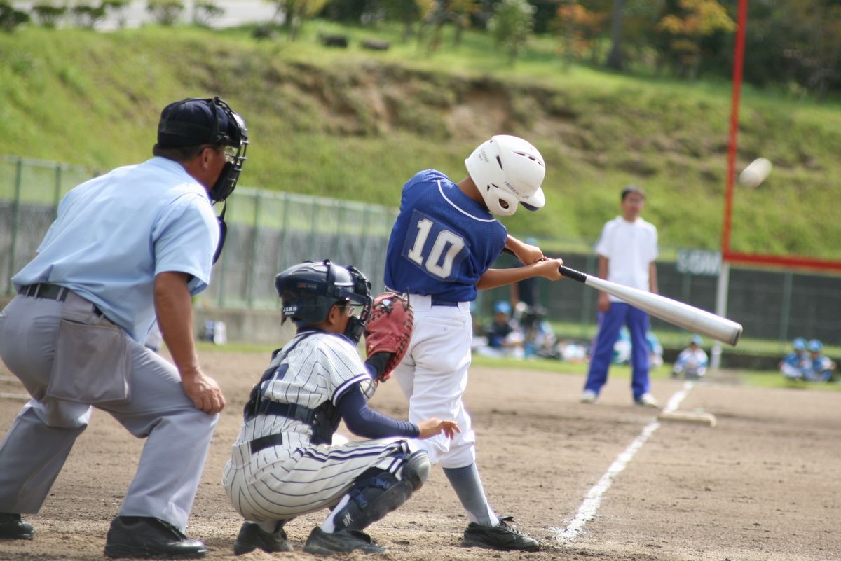 大熊スポ少野球少年団キャプテンの素晴らしいヒット