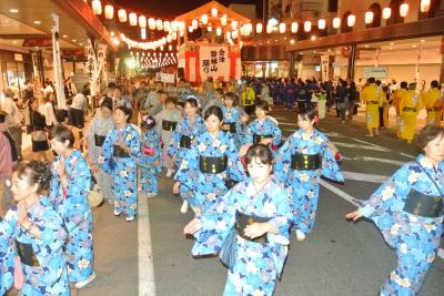 踊りに参加した大熊町のメンバー