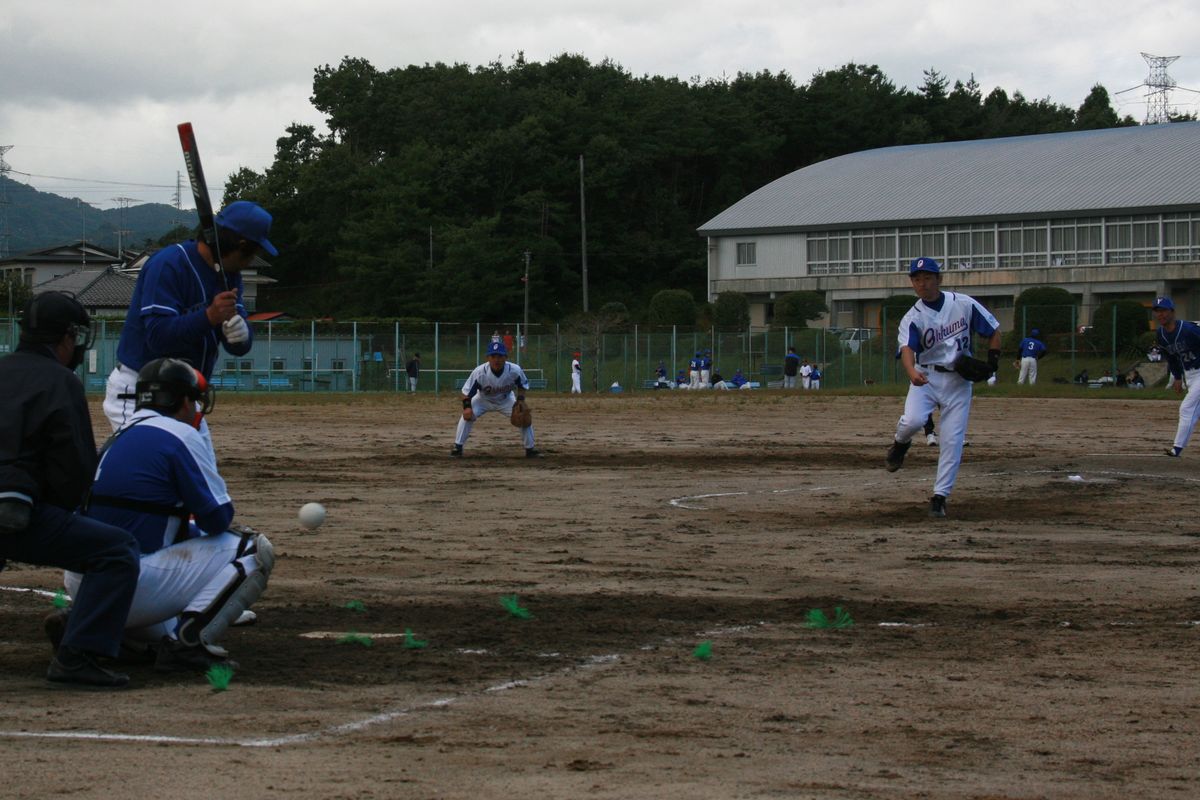 見事準優勝を飾った壮年ソフトボール